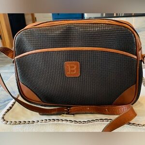 Bally Vintage Leather Crossbody Bag - Made in Italy with COA!